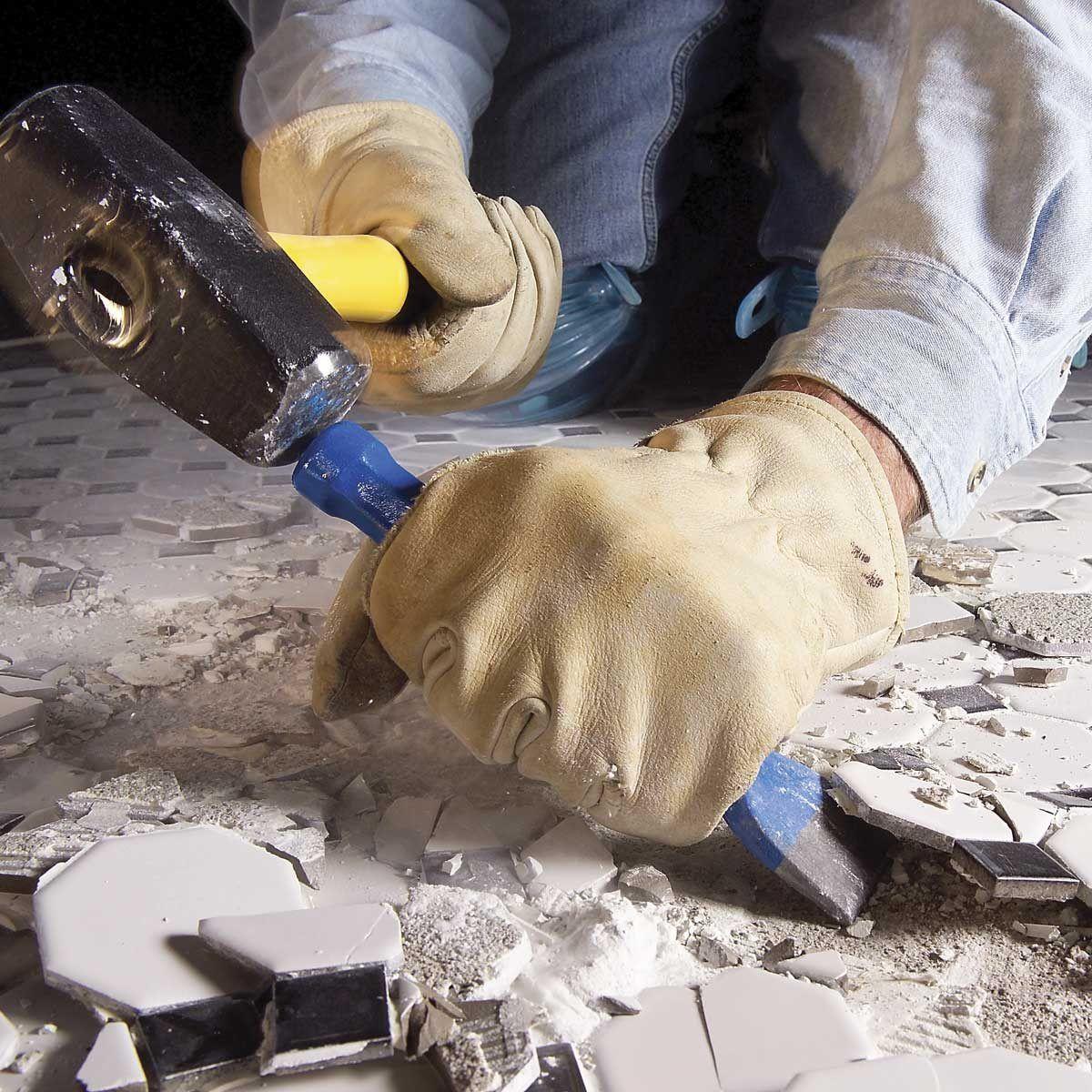 Demolition(strip-out) crew clearing a residential strip-out