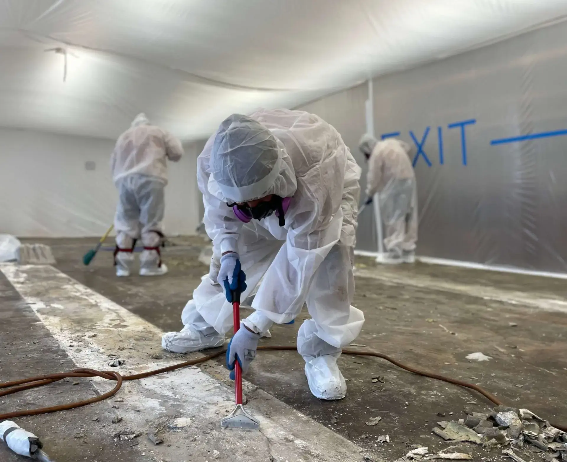 Asbestos Pickup and Clean-Up
